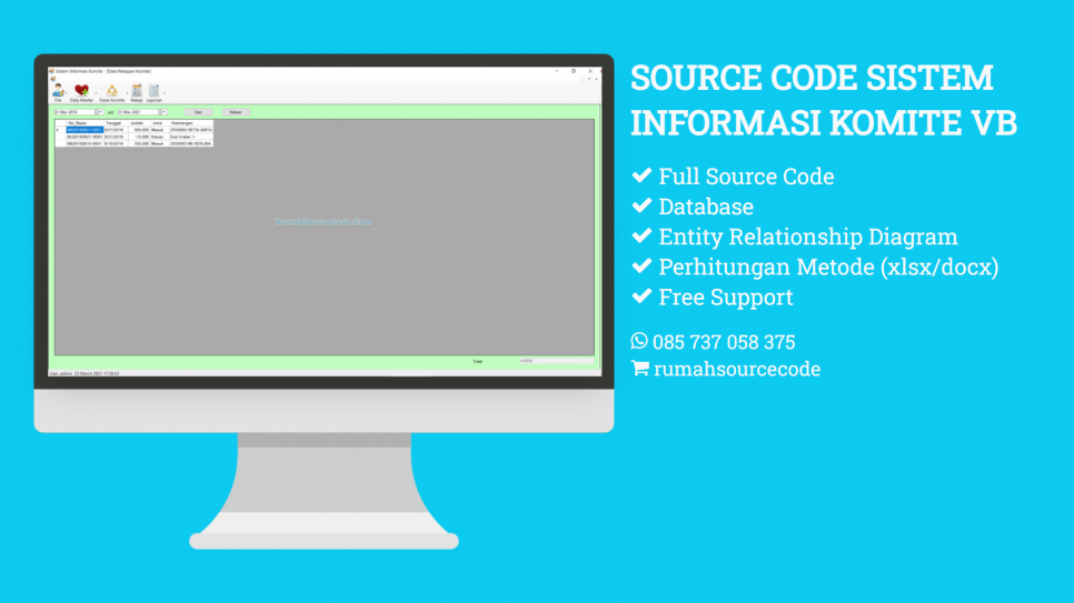 Source Code Sistem Informasi Komite VB