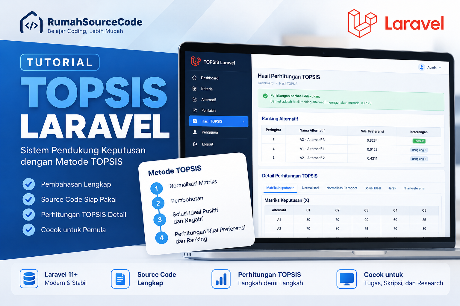 Tutorial Topsis Laravel