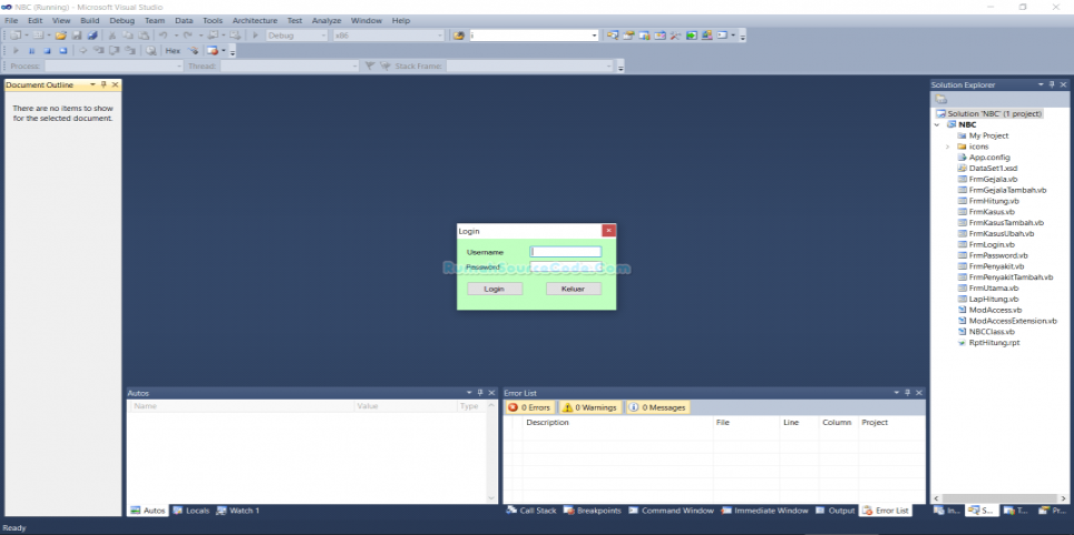 Sistem Pakar Naive Bayes VB Login